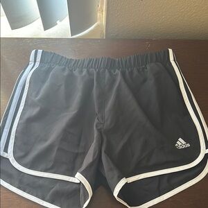 Adidas Black Athletic Shorts Lightweight Performance